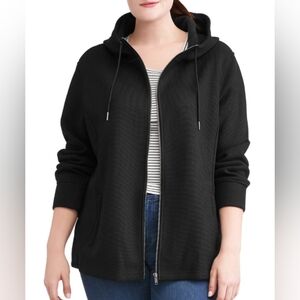 Time And Tru Waffle Knit Jacket Size XL